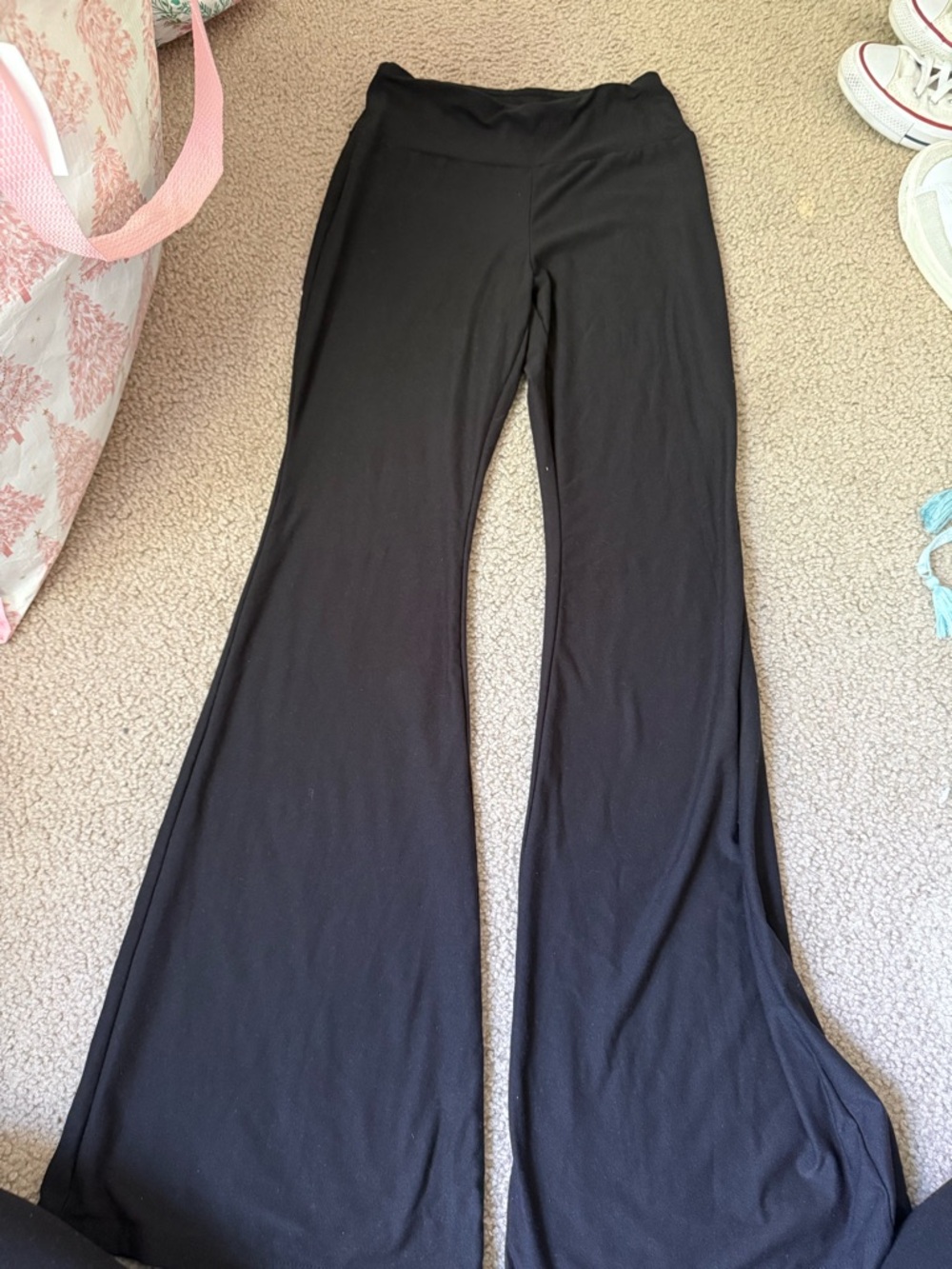 No Boundaries Black Flared Leggings